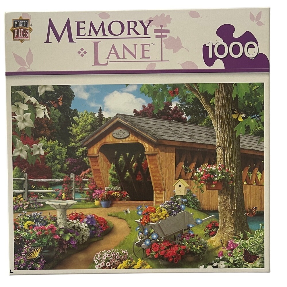 Memory Lane garden Bridge Jigsaw Puzzle - 1000 Pieces‎
